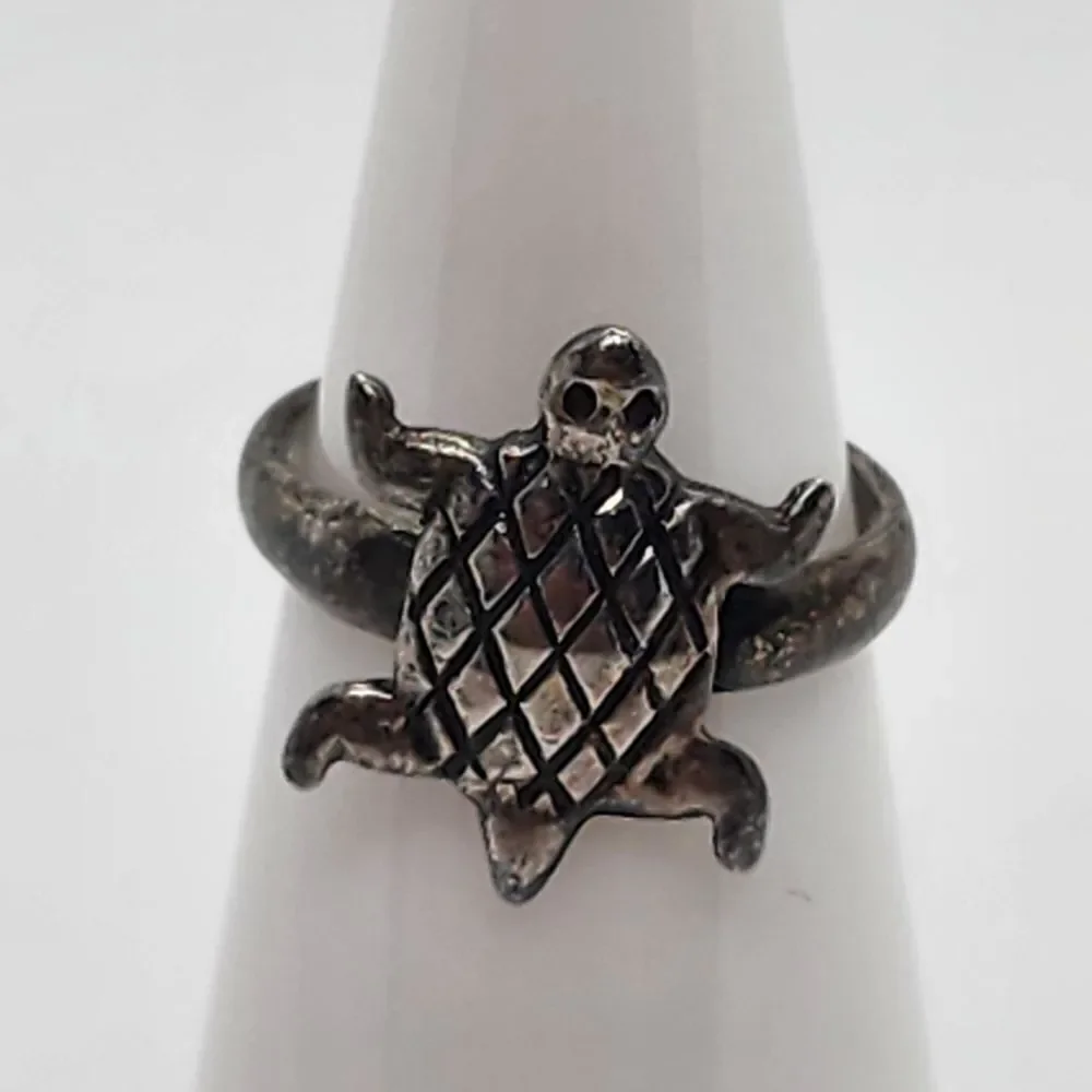 Sterling Silver Turtle Toe Ring